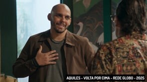 Volta por cima - Aquiles é questionado por Osmar sobre alguma novidade.