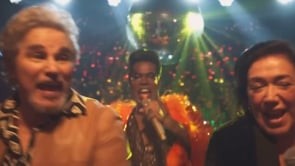 Cena "Fuzuê" (TV Globo) - Bartô canta com Nero e Bebel