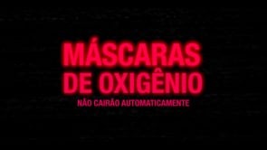 Máscaras de Oxigênio Não Cairão Automaticamente