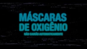 Máscaras de Oxigênio não cairão automaticamente