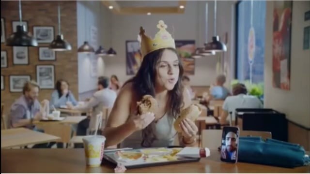 Publicidade Burguer King 2018
