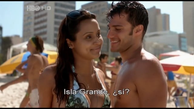 Thaíssa Carvalho em Preamar como a policial civil Mariana (HBO)