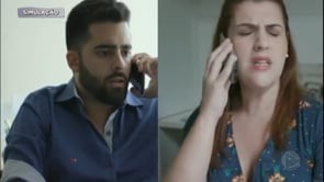 Cena  interpretada para a TV Record, programa Escola do Amor.