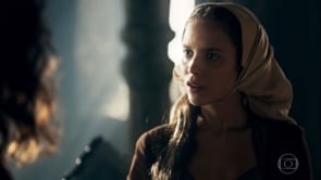 Tila (Joana Borges) e Rei Rodolfo (Jhonny Massaro)