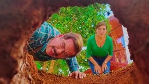 Filme Vizinhos Netflix - Cena do buraco