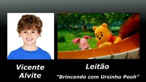 Dublagem - Voz Leitão - Brincando com o Ursinho Pooh