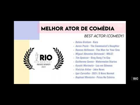 Prêmio de Melhor Ator de Comédia- Rio Webfest 2021