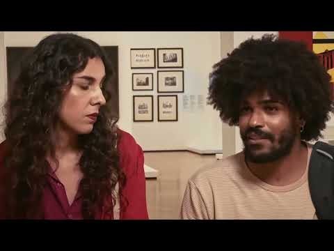 Cena do curta "Amantes da Pinacoteca"