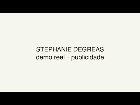 Demo reel - publicidade
