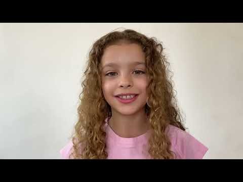 Vídeo de apresentação Maria Clara 8 anos. 1.27m