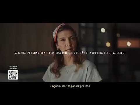 Vídeo com de campanha contra a violência domestica