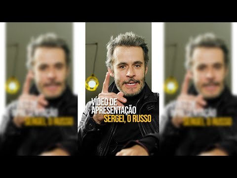 Sergei, o Russo apresentando Haroldo Miklos, o Ator