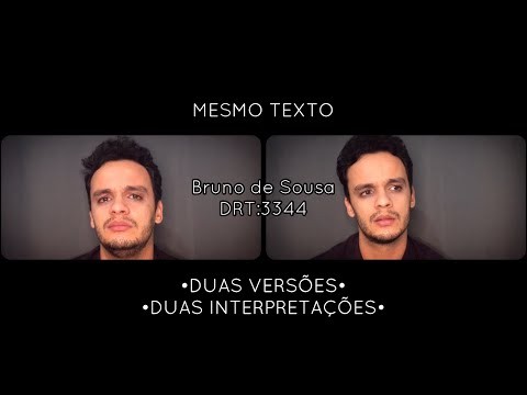 Mesmo Texto - Duas versões (Nordestino e Urbano)