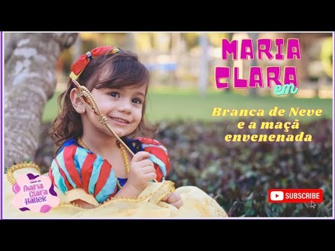 Maria Clara sendo Branca de Neve