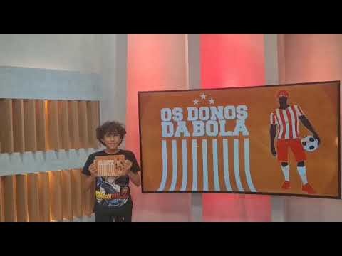 Cena de chamada do Programa Donos da Bola em BH